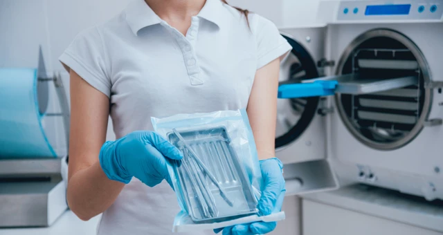 Dental autoclaving and sterile instrument preparation